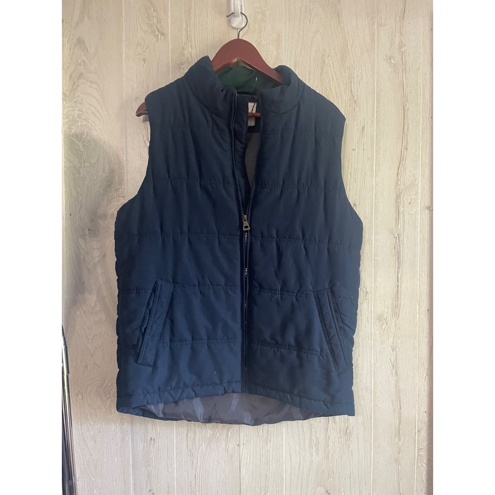 Weatherproof Puffer Vest Mens Size medium Blue Sleeveless